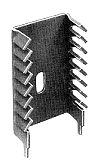 TO-220 transistor small heatsink