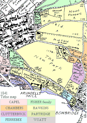 1841 Stroud Tithe map