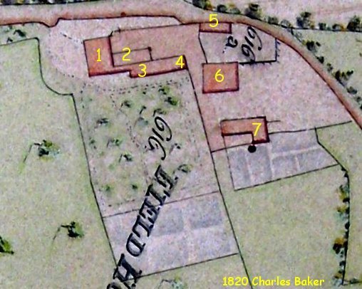 map of cottages at The Field