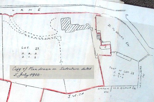 plan showing The Field