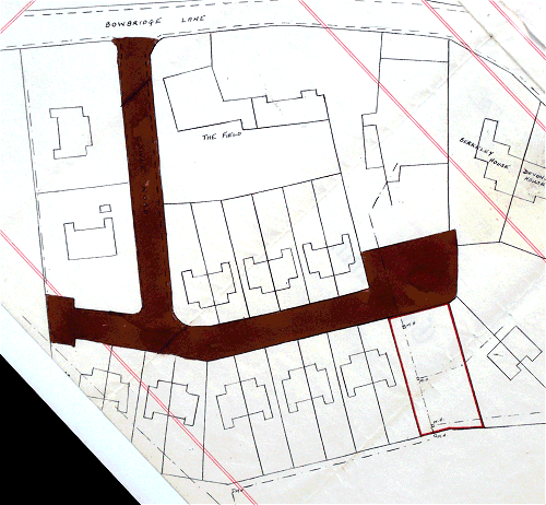 plan showing The Field