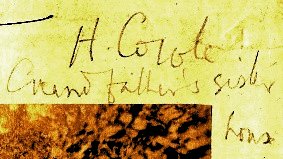 This annotation places Helen firmly at The Field Photo annotation