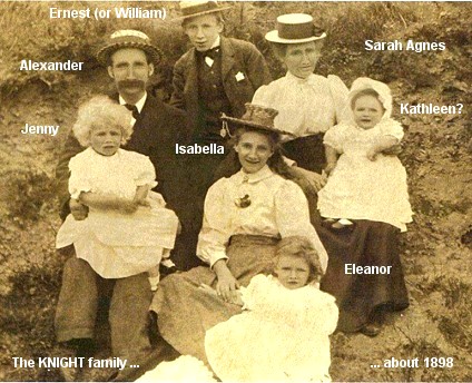 Alexander Knight family picnic 1898