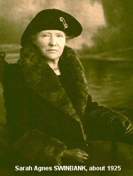 Sarah Agnes Swinbank 1925
