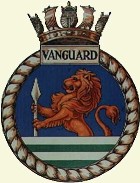 HMS Vanguard crest