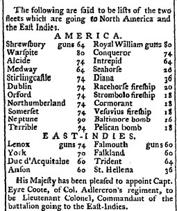 fleet for India