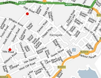 Ramsgate streetmap