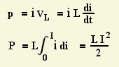 inductor energy storage equation