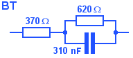 BT line as RC network