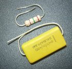 resistor and capacitor