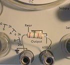 resistor connected to signal generator