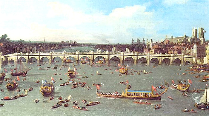 Westminster bridge - Canaletto, 1746