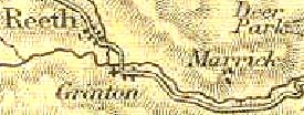 1870 map of Marrick and Reeth