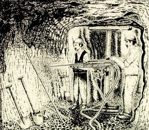 Lead miners in the late 19th century