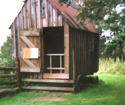 shepherd's cowpe at the North Yorkshire museum, Hutton-le-Hole (c)MH