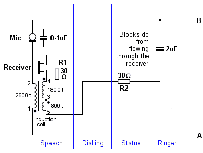 telephone type 330 speech circuit