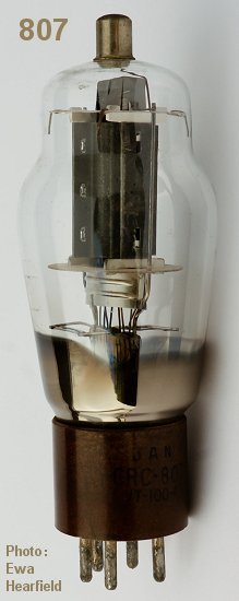 807 beam tetrode valve