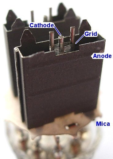 structure of a double triode (photo)