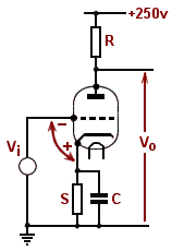 simple triode amplifier circuit