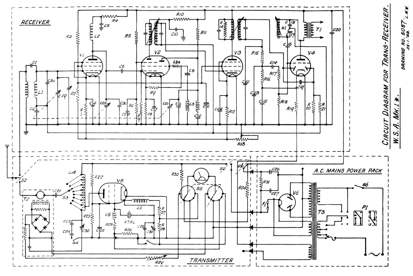 Wireless Set A circuit diagram