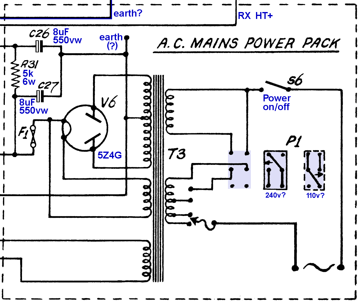 Wireless Set A power supply circuit diagram